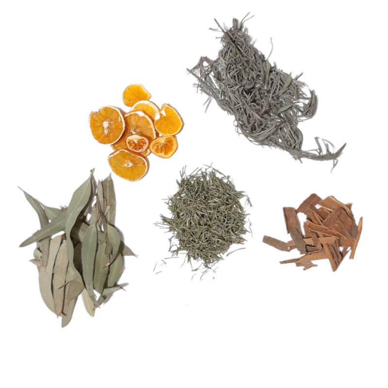 اسماج مدل پودری طرح 5 گیاه