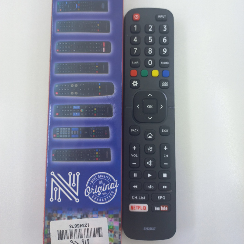 ریموت کنترل تلویزیون هایسنس مدل 75324ak