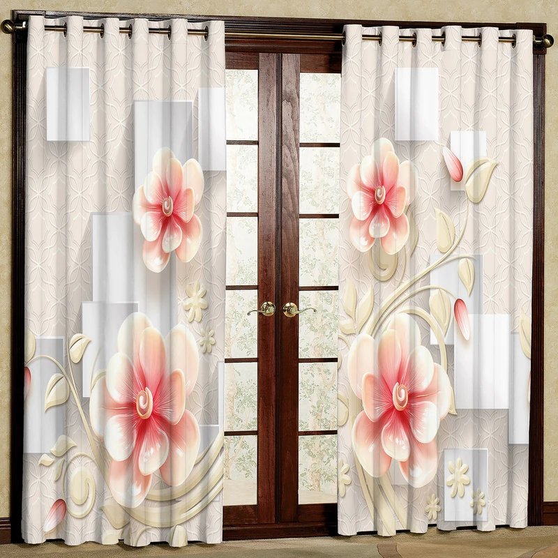   پرده مدل هازان پانچی کد 4716 سایز 140x200 سانتی متر