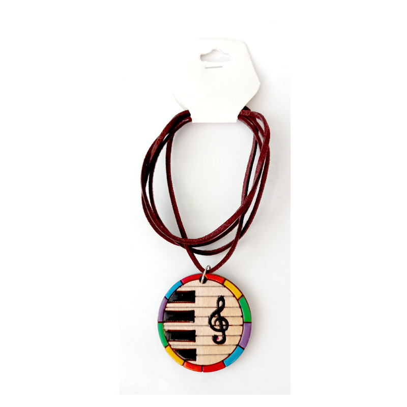 گردنبند دخترانه مدل پیانو و کلید سل کد 1 گردنبند دخترانه مدل پیانو و کلید سل کد 1