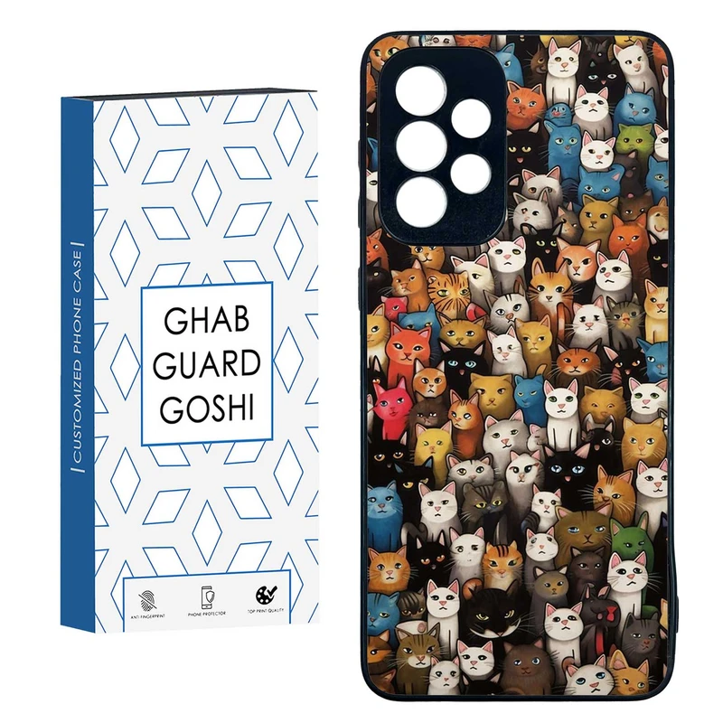 کاور قاب گارد گوشی طرح گربه کد TPU-293 مناسب برای گوشی موبایل سامسونگ  GALAXY A33  