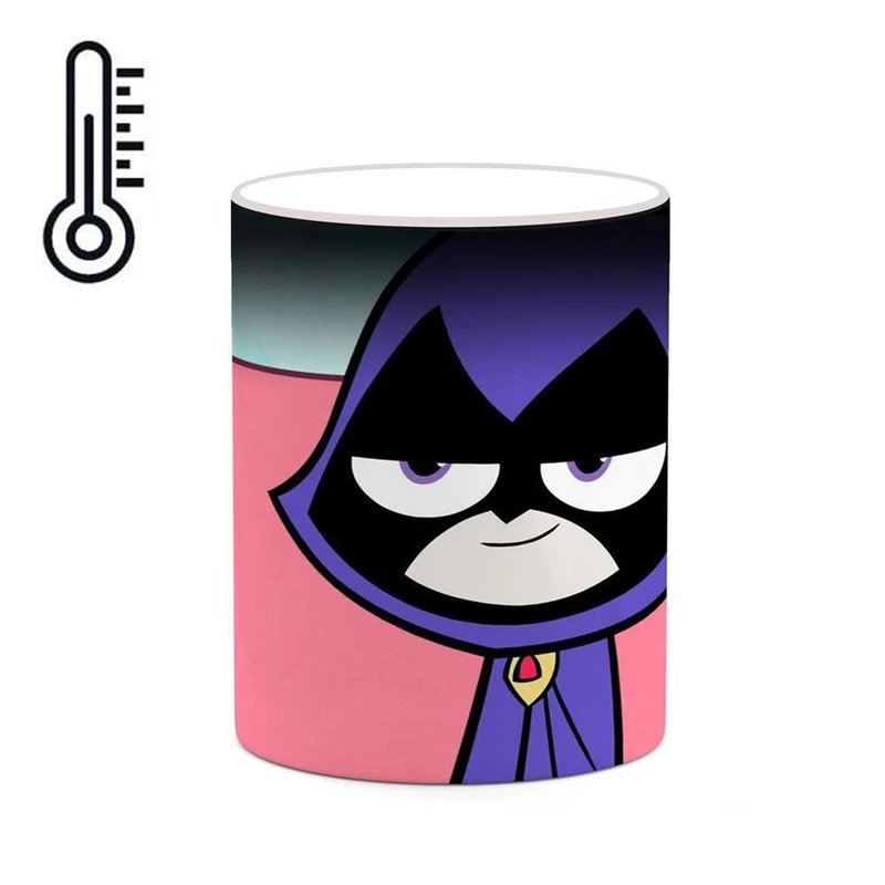 ماگ حرارتی کاکتی مدل کارتون Teen Titans Go کد mgh23353