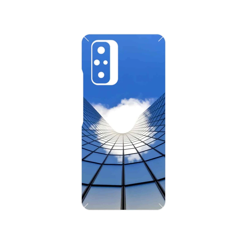 برچسب پوششی ماهوت مدل Glass skyscraper مناسب برای گوشی موبایل شیائومی Redmi Note 10 Pro