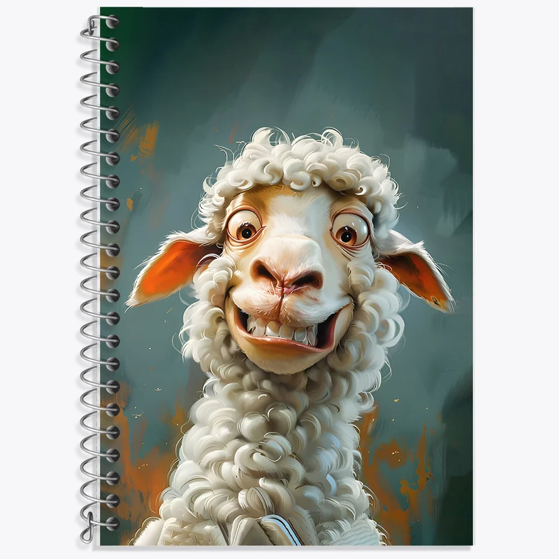 دفتر نت موسیقی 50 برگ خندالو طرح گوسفند بامزه کد F6622