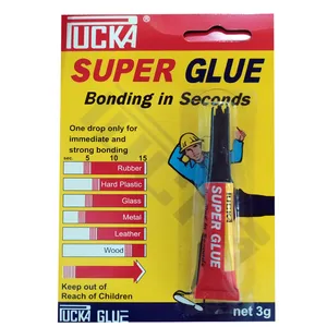 چسب قطره ای پوکا مدل sup-gl03 حجم 3 میلی لیتر بسته 4 عددی