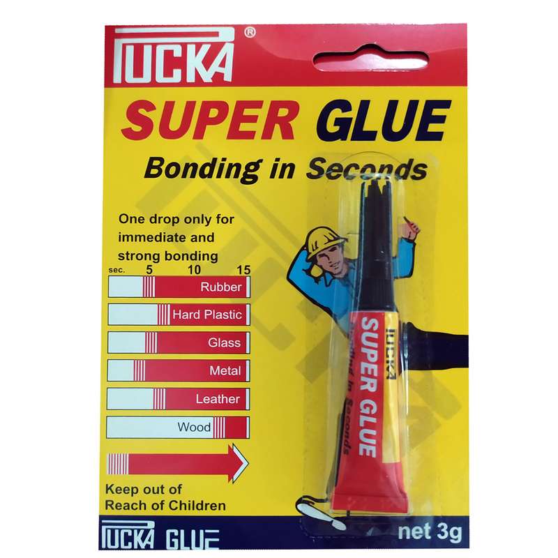 چسب قطره ای پوکا مدل sup-gl03 حجم 3 میلی لیتر بسته 4 عددی
