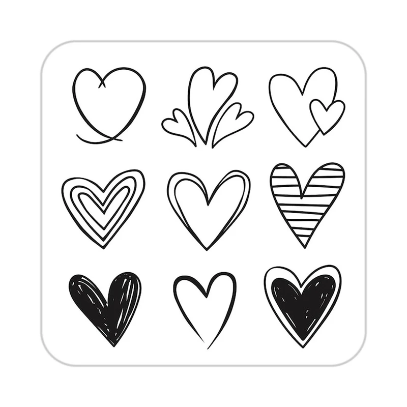 زیر لیوانی کاکتی طرح عاشقانه مدل mp37192