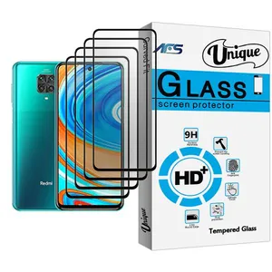 AFS Unique Glass MIX004 Screen Protector For Xiaomi Redmi Note 9 Pro Pack Of 4