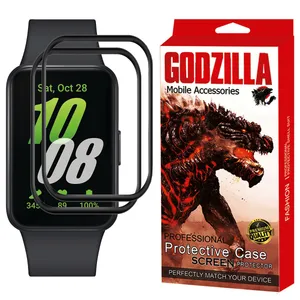 محافظ صفحه نمایش گودزیلا مدل PMMA مناسب برای ساعت هوشمند سامسونگ Galaxy Fit 3 بسته 2 عددی