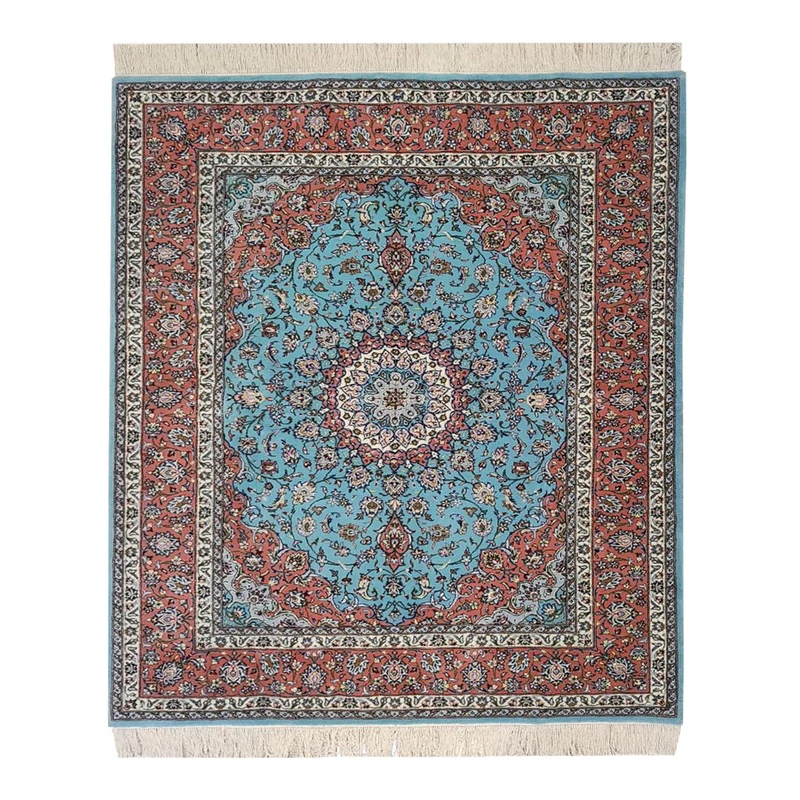 فرش دستبافت پنج متری طرح لچک ترنج