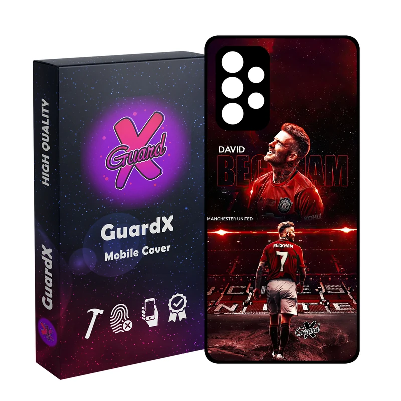 کاور گارد ایکس طرح David Beckham مدل Glass10581 مناسب برای گوشی موبایل سامسونگ Galaxy A52/A52S