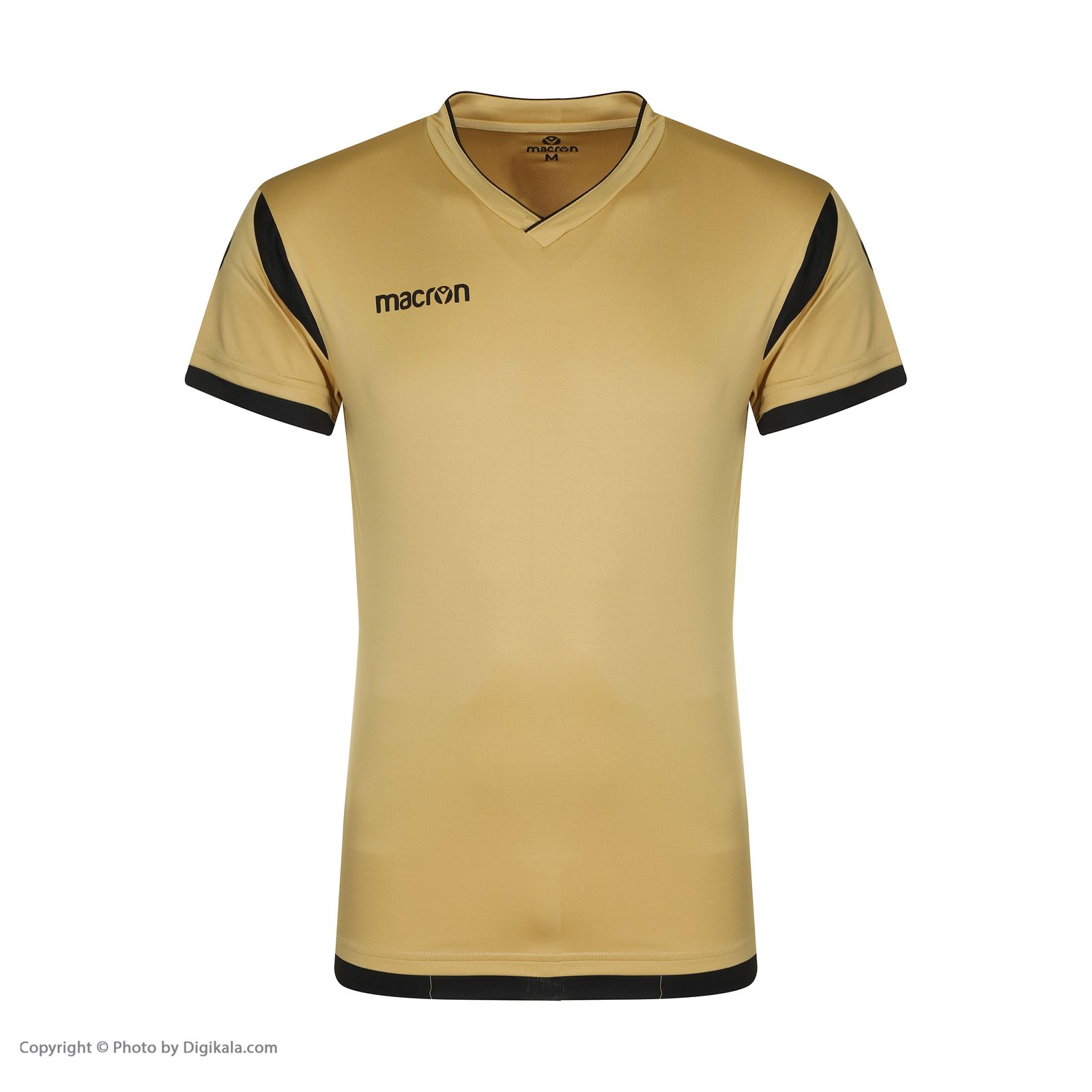 ست پیراهن و شورت ورزشی مردانه مکرون مدل نیس رنگ طلایی -  - 3
