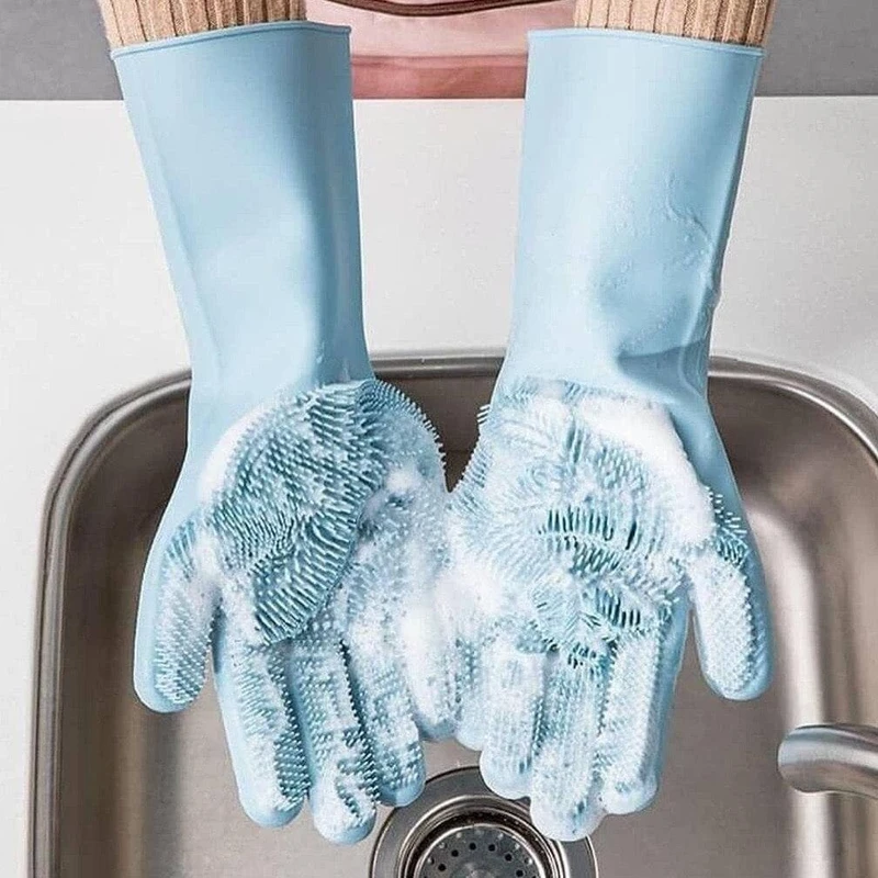 عکس شماره 3 : دستکش نظافت مدل سیلیکونی کد 1914