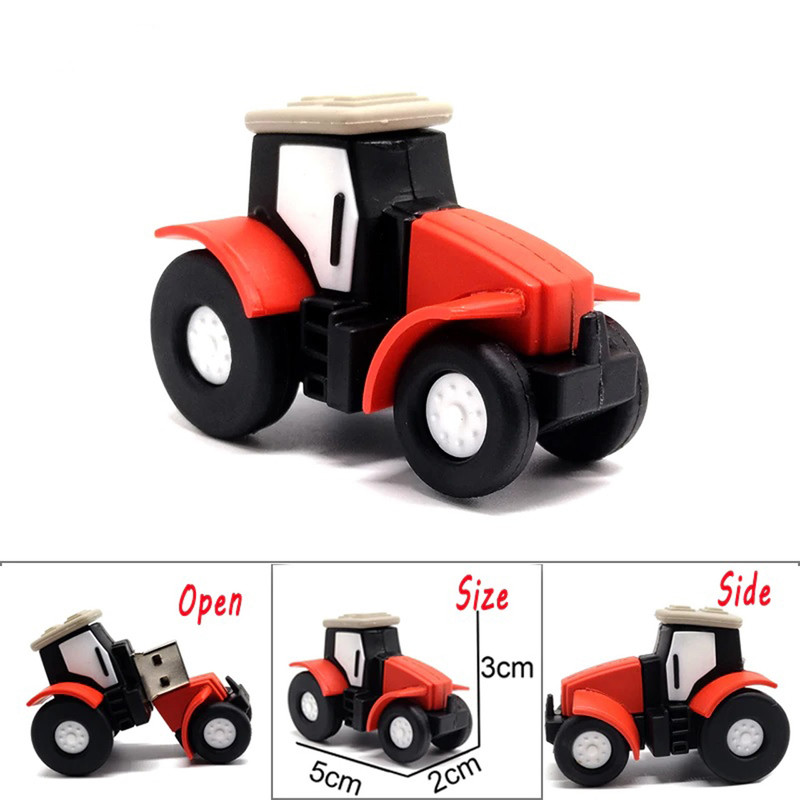 فلش مموری طرح تراکتور مدل UL-Tractor ظرفیت 128 گیگابایت