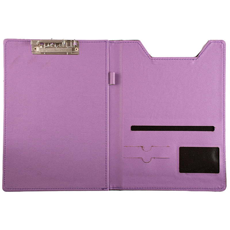 عکس شماره 8 : تخته شاسی مدل چرمی جیب دار رنگی تاشو سایز a4