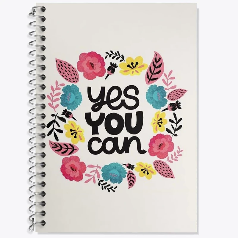 دفتر لغت 50 برگ خندالو مدل جملات انگیزشی کد 24795