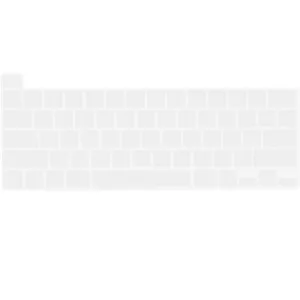 محافظ كيبورد مدل شفاف مناسب برای لپ تاپ اپل Macbook Pro 2020