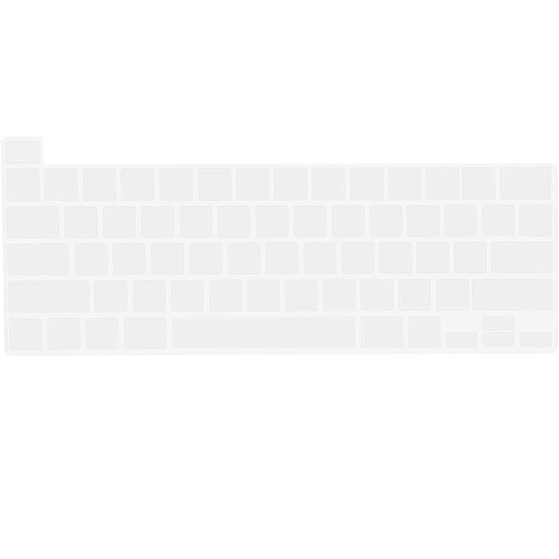 محافظ كيبورد مدل شفاف مناسب برای لپ تاپ اپل Macbook Pro 2020