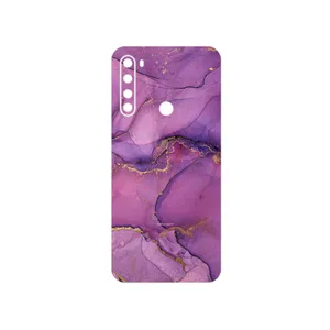 MAHOOT Purple Marble Cover Sticker for Xiaomi Redmi Note 8 2021