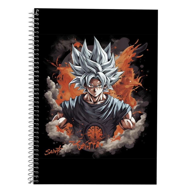 دفتر زبان 50 برگ مدوپد مدل سه خط طرح Naroto کد DF11388