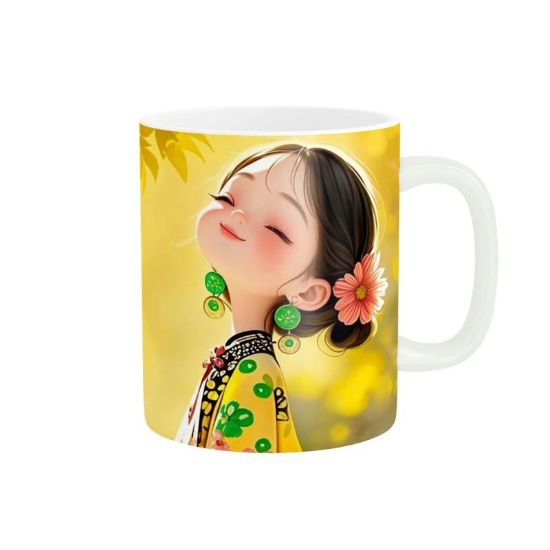 ماگ پاد آفرین مدل دخترانه کد 6995