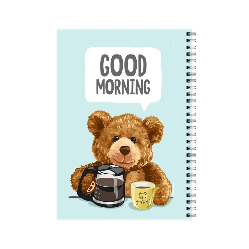 دفتر مشق 80 برگ بامبیلیپ طرح خرس قهوه خور کد 6261397