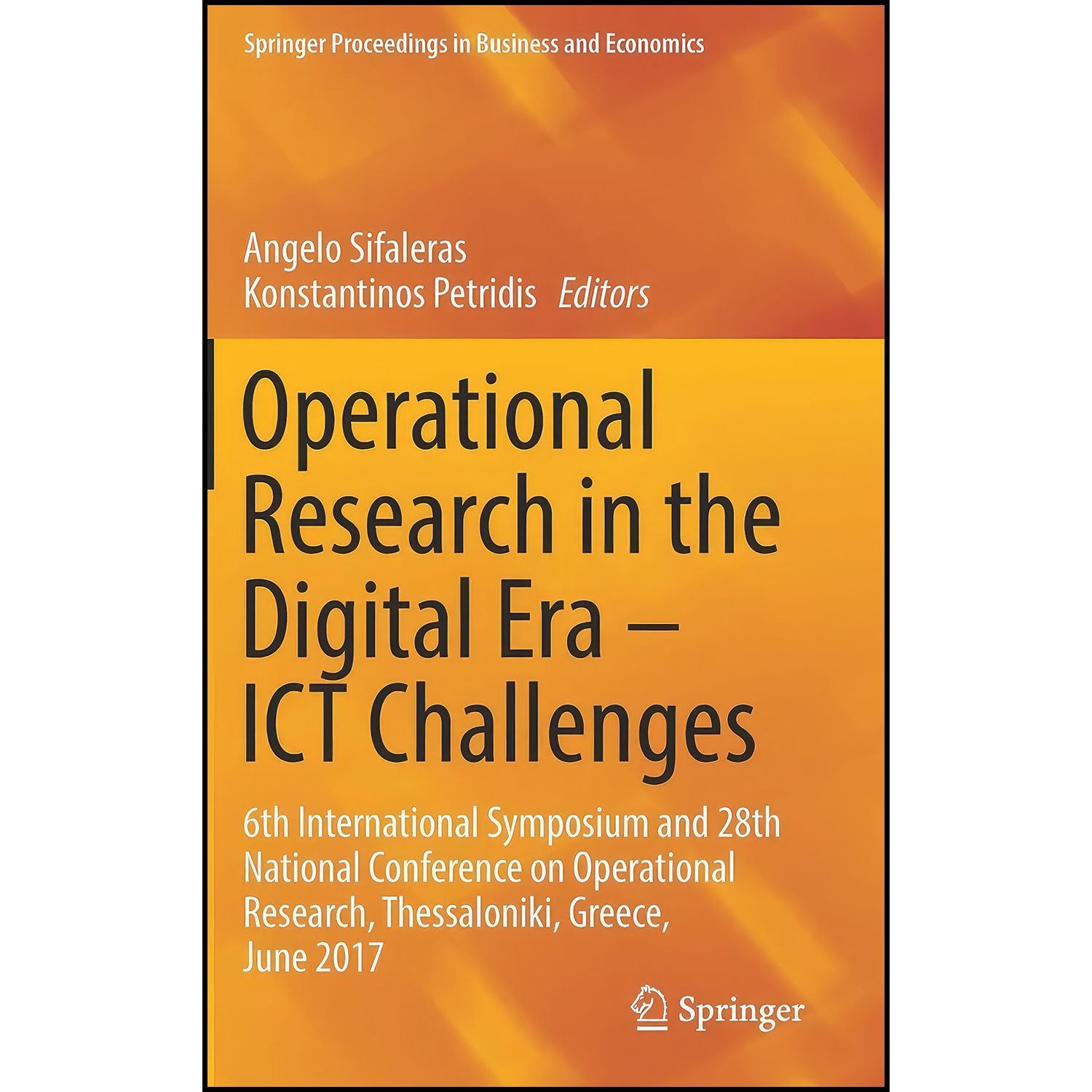 کتاب Operational Research in the Digital Era – ICT Challenges اثر جمعي از نويسندگان انتشارات Springer
