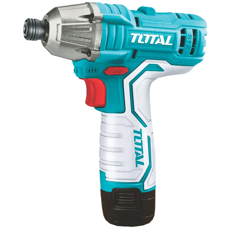 پیچ گوشتی شارژی ضربه ای 12 ولت توتال مدل TIRLI12015