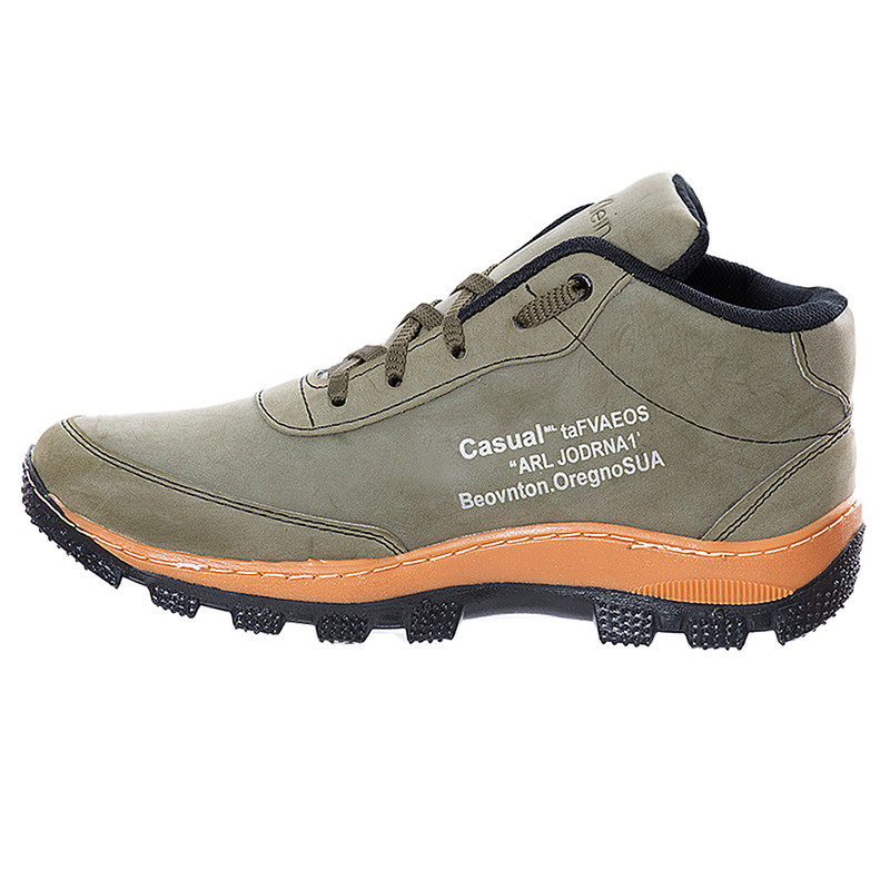 نیم بوت مردانه مدل 209008623 کوهستان طرح کلوین رنگ سبز تیره