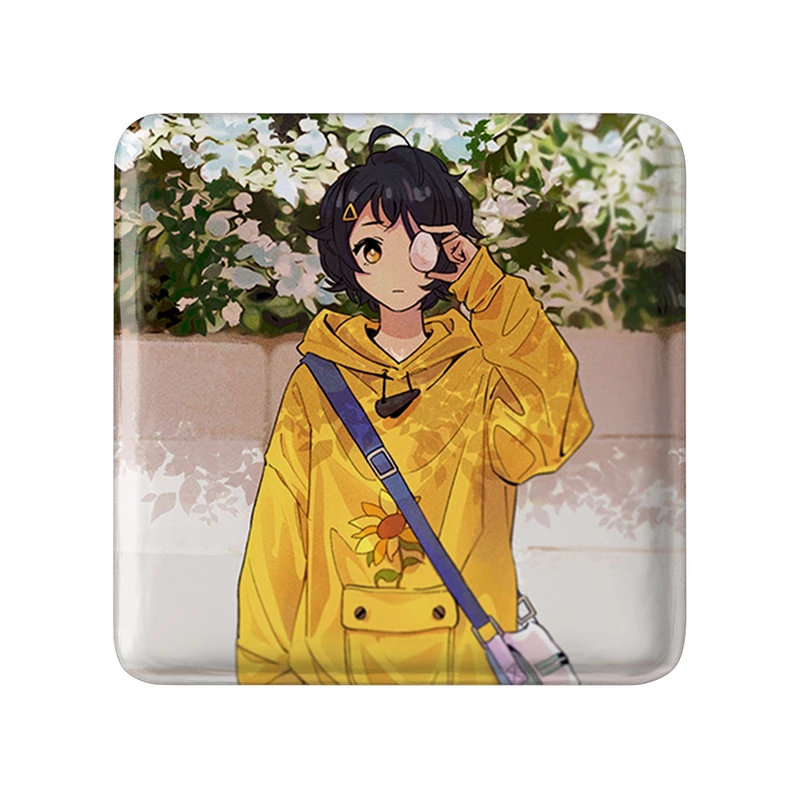 مگنت خندالو طرح آی انیمه واندر اگ پرایورتی مدل مربعی کد 34054