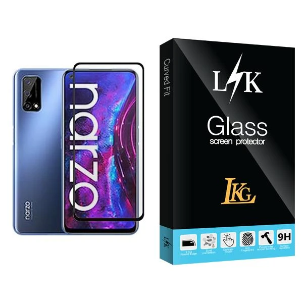 محافظ صفحه نمایش ال کا جی مدل LK Glass MIX001 مناسب برای گوشی موبایل ریلمی Narzo 30 Pro 5G