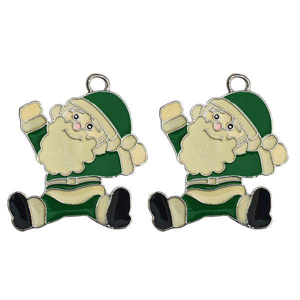 آویز گردنبند بچگانه مدل پیرمرد مهربان AG360 مجموعه دو عددی