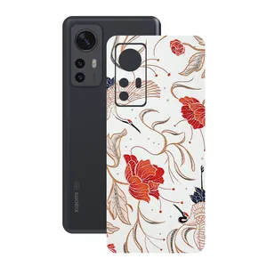 Remax cover sticker Leth model flower design suitable for Xiaomi 12X mobile phone