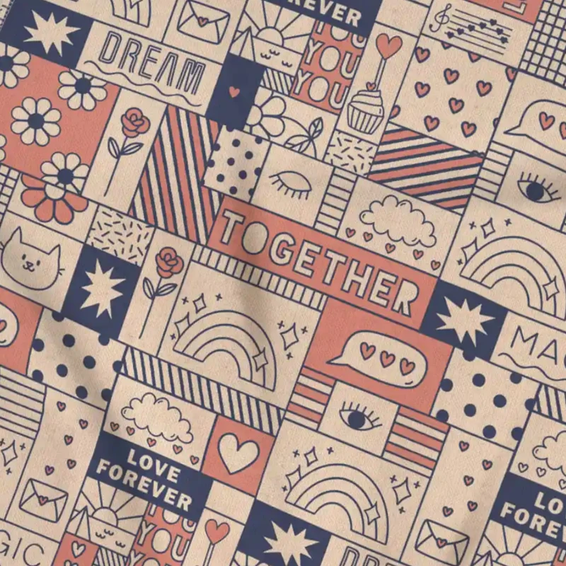 کاغذ کادو مریخ مدل Petal پارچه ای