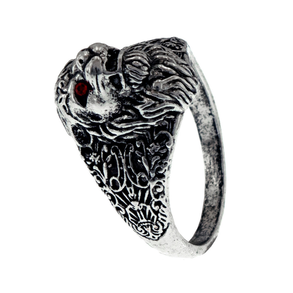 انگشتر مردانه برانت طرح شیر خشمگین
