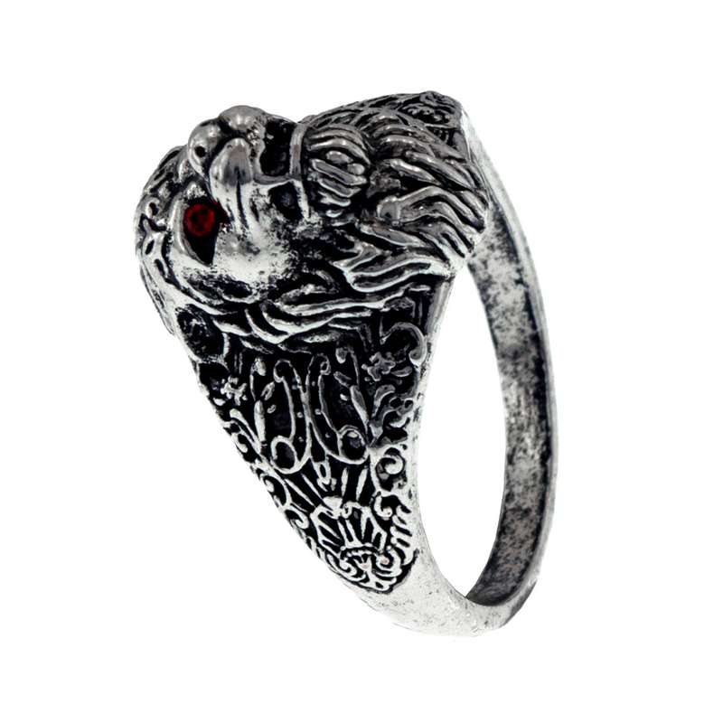 انگشتر مردانه برانت طرح شیر خشمگین