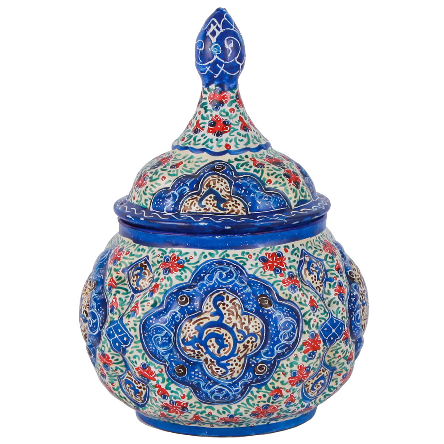 قندان میناکاری طرح اسلیمی کد 329001