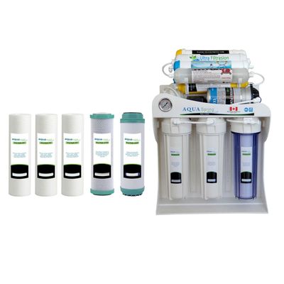 نقد و بررسی دستگاه تصفیه کننده آب آکوآ اسپرینگ مدل UF - SF4800 به همراه فیلتر مجموعه 5 عددی توسط خریداران