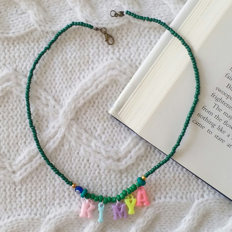 گردنبند دخترانه مدل تابستانی اسم کیمیا G231