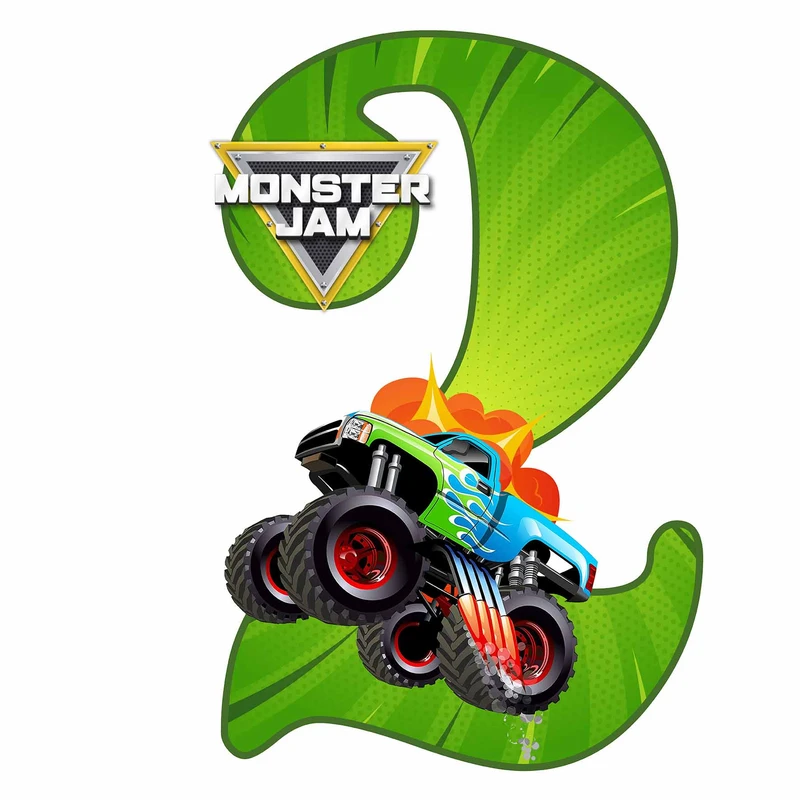 استند رومیزی مدل عدد 2 طرح مانستر جم کد 1575