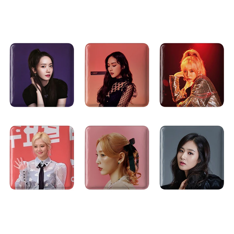 مگنت خندالو طرح گروه گرلز جنریشن Girls Generation کد 584B مجموعه 6 عددی