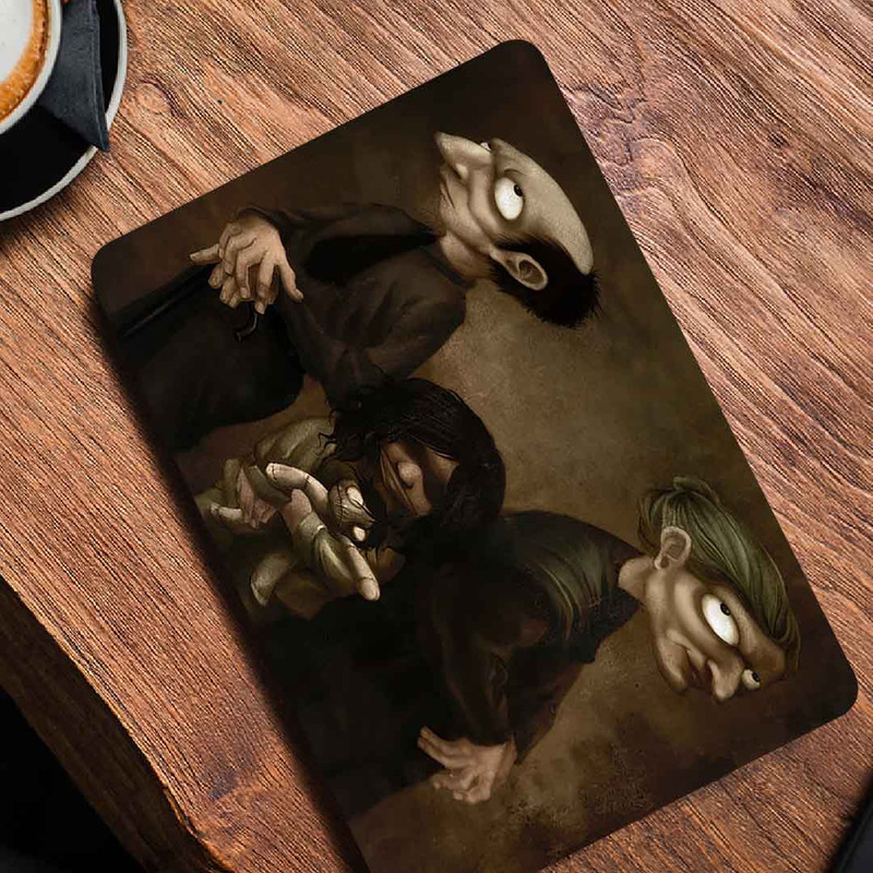 استیکر لپ تاپ طرح Art.Work.dholl 95کد c-1211 مناسب برای لپ تاپ 15.6 اینچ