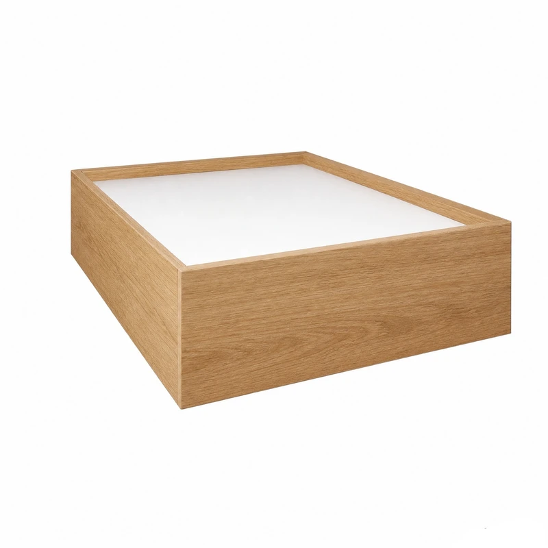 تخت خواب ملامینه یک و نیم نفره مدل Bed003 سایز 120 × 205 سانتی متر