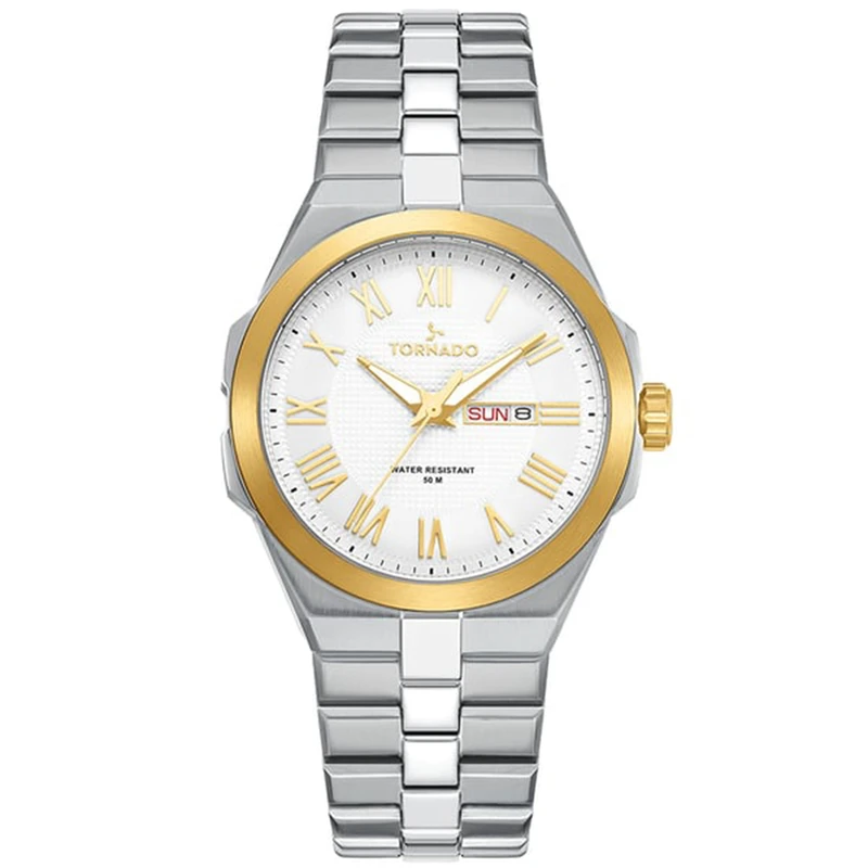ساعت مچی عقربه‌ای مردانه تورنادو مدل T8007B-SBSWG