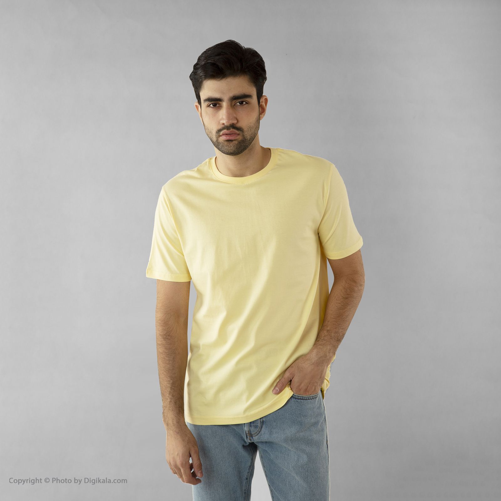 تیشرت مردانه ال سی وایکیکی مدل 0SK546Z8-L5T-YELLOW -  - 9