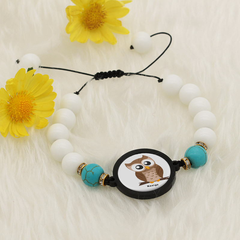 دستبند زنانه ناکسیگو طرح جغد کد BR4351