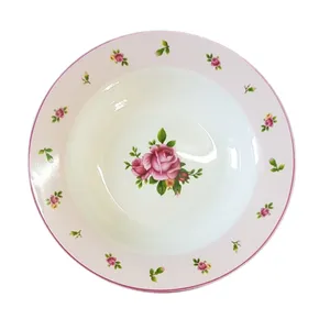 بشقاب خورش خوری آنجلا مدل rose1