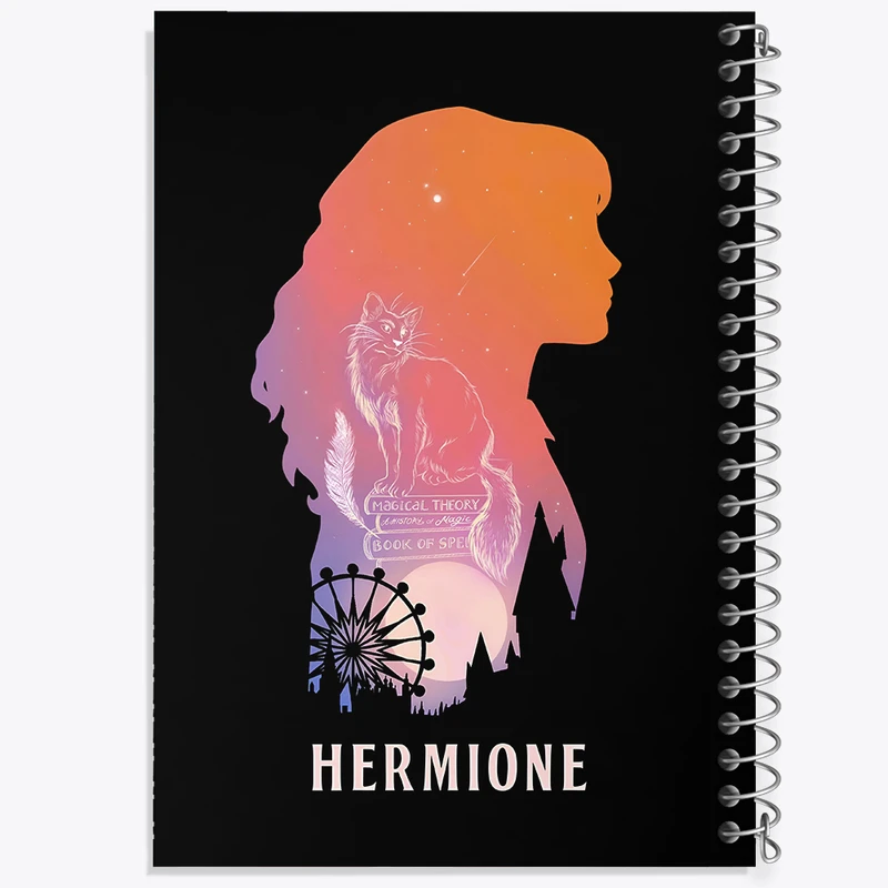 دفتر لیست خرید 50 برگ خندالو طرح هرماینی هری پاتر (Harry Potter) کد N5009