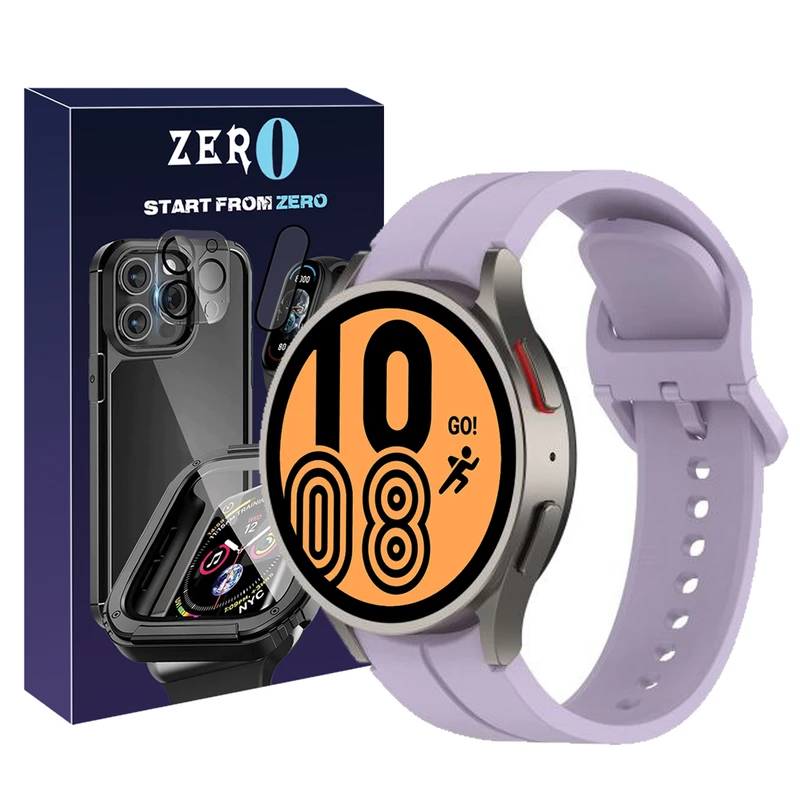 بند زیرو مدل Silic ORG AC-ZR مناسب برای ساعت هوشمند سامسونگ Galaxy Watch 4 40mm / 5 40mm / 6 40mm / 7 40mm / FE 40mm