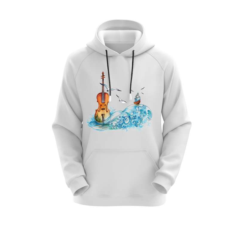 هودی زنانه مدل گیتار کد E6